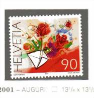 Svizzera ** - 2001 - Auguri Unif. 1678 - Nuovi