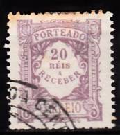 PORTUGAL  ( PORTEADO ) - 1904.   Emissão Regular. Valor Em Réis.   20 R.  (o)  MUNDIFIL  Nº 9 - Gebraucht