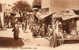 Luxor Market Place 1910 Postcard - Luxor