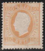 PORTUGAL 1870/80 - Yvert #47A - MLH * - Unused Stamps