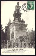 CPA ANCIENNE- FRANCE- MILITARIA- MONUMENT AUX MORTS POUR LA PATRIE EN LORRAINE- 1870- TRES GROS PLAN- SCULPTÉ PAR BOGNIO - Monumenti Ai Caduti