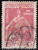 PORTUGAL  (IMPOSTO POSTAL E TELEGRÁFICO) - 1915-1925.   Para Os Pobres.  Pap. Liso,  2 C.  (o)   MUNDIFIL  Nº 8 - Gebruikt