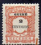 PORTUGUESE GUINEA 1921 Postage Due - 2c. - Brown   MH - Portugiesisch-Guinea