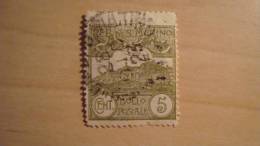 San Marino  1903  Scott #42  Used - Oblitérés