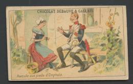 Chocolat Debauve & Gallais, Chromo Thème Couple, Hercule Aux Pieds D´Omphale, Lith. Romanet - Other & Unclassified
