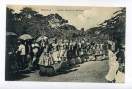 DAHOMEY BENIN  OUIDAH CEREMONIE GROUPE DE DANSEURS - Dahomey