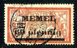 549  Memel-Klaipeda  1921  Mi.# 36b  (o) - Memelgebiet 1923
