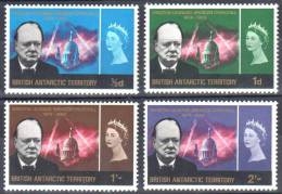 BAT British Antarctic Territory 1966 - Winston Churchill  - Mi. 16-19 MNH - Nuevos