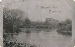 MANCHESTER    Alexandra Park (timbre Arraché Avec Dommage) - Manchester