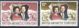 BAT British Antarctic Territory 1972 - Mi. 43-44 -  MNH - Neufs