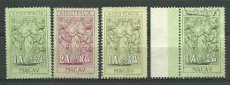 Macau #18,19 Charity Tax 2 Sets Mint And Used - L2978 - Unused Stamps