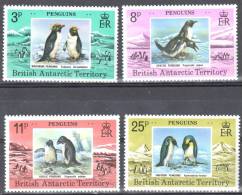 BAT British Antarctic Territory 1979 Penguins- Mi. 74-77 -  MNH - Neufs