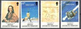 BAT British Antarctic Territory 1986 Comet Halley - Space - Mi.132-135 -  MNH - Ongebruikt