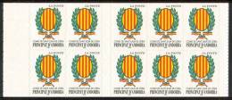 2001 Andorra Araldica Heraldry Stemmi Coats Of Arms Blason Booklet -L70 - Blocks & Sheetlets