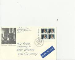 CANADA 1987  – FDC QUEEN ELISABETH II SERIE - SPEECH FROM THRONE IN SENATE CHAMBER OPENING 23RD PARLIAMENT IN 1957 ADDR - 1981-1990