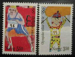 NORUEGA 11996 - CENTENARIO DE LOS JUEGOS OLIMPICOS - YVERT 1166-1167 - Ongebruikt