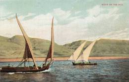 Boats On Nile 1905 Postcard - Sphynx