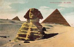 Sphin & Pyramids 1905 Postcard - Sfinge