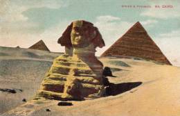 Sphin & Pyramids 1905 Postcard - Sphynx