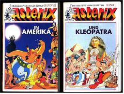2 X VHS Video : Asterix Und Kleopatra + Asterix In Amerika  ,  Von Ca. 1990 - Familiari