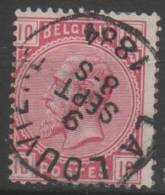 38  Obl  La Louvière (+75) - 1883 Leopoldo II