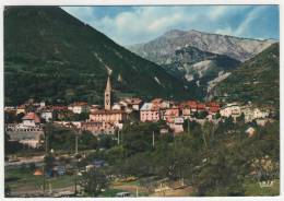 CP ST SAINT ETIENNE DE TINEE, VUE GENERALE, AU 1er PLAN, LE CAMPING, AU LOIN, L´ALPET, ALPES MARITIMES 06 - Saint-Etienne-de-Tinée