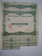 ACTION - Société Anonyme D'Anthracite Russe - 1907 - Lot De 2 Actions - Russia