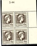 MARIANNE D'ALGER - CD Du 4,50F "Poste Algérie" (5-44)** - Unused Stamps