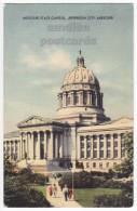 USA, JEFFERSON CITY MO, MISSOURI STATE CAPITOL BUILDING, C1940s Vintage Unused Postcard [c3448] - Other & Unclassified