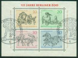 Berlin  1969  125 Jahre Berliner Zoo  (1 Gest. (used) Kpl. )  Mi: Bl. 2 (2,50 EUR) - Blocs