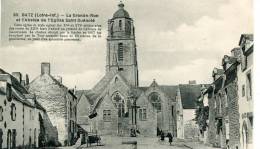 CPA 44 BATZ LA GRANDE RUE ET L ABSIDE DE L EGLISE SAINT GUENOLE - Batz-sur-Mer (Bourg De B.)