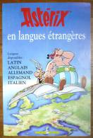 Astérix RARE AFFICHE PUBLICITAIRE (Albert René) LANGUES ETRANGERES 1992 UDERZO - Affiches & Offsets