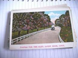 Amerika United States America USA CT Sandy Hook The Glen Old Car - Other & Unclassified