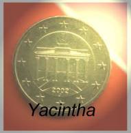 @Y@  Duitsland  /  Germany   1 0   Cent    2002   J      UNC - Deutschland