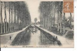 PENICHE - BOURGES - Le Canal Du Berry - Péniches