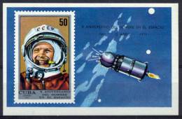 CUBA 1971  Manned Space Flights MNH - Nuevos