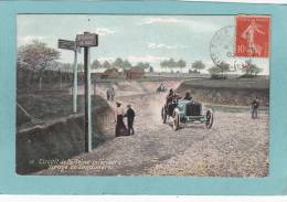 76 - Circuit De La Seine-inférieure . - Virage De LONDINIERES.  - 1907  - BELLE CARTE ANIMEE  - - Londinières