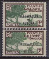 WALLIS Et FUTUNA   1930 / 1938   Poste Yvert N° 44 + Variété Surcharge Fine 44    - Neufs Avec Charnière - Unused Stamps