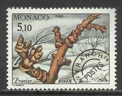 MONACO , Timbre Préo , 5.10 Frs , Les Quatres Saisons Du Prunier , Hiver , 1990 , N° 109 , ** - Precancels