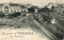 CPA 49 JE PARS D ANGERS BON SOUVENIR 1917 - Angers