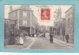 76 -  MONT-SAINT-AIGNAN  -  Chemin Des Cottes  -  1909  -  BELLE CARTE ANIMEE  - - Mont Saint Aignan