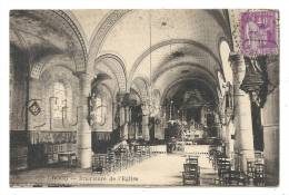 Crocq (23): L'intéérieur De L'église En 1935. - Crocq