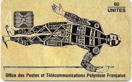 @+ Polynésie Francaise - TOA - Puce SC5 - Verso Cachet 1994 - Ref PF21V - Französisch-Polynesien