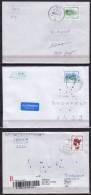 2013 Hungary - NORMAL + PRIORITY + REGISTERED Letter (flower Series) - BÓCS MÁTÉSZALKA SZOKOLYA - Covers & Documents