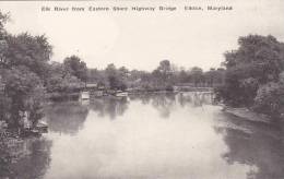 Maryland Elkton Elk River From Eastern Shore Highway Bridge Albertype - Andere & Zonder Classificatie