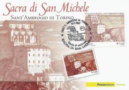 Italy Max Card Sacra Di San Michele.  A-812 - Maximumkaarten
