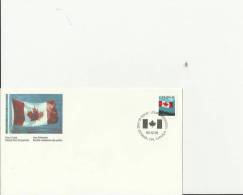 CANADA 1990 – FDC 25 YEARS OF THE MAPLE LEAF AS CANADA SYMBOL  W 1 STAMP  OF 40 C POSTM. OTTAWA, ON DEC 28 RE2166 - 1981-1990