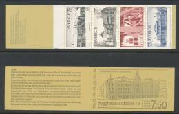 Sweden 1975 Facit #: H282. European Architectural Heritage Year, MHN (**) - 1951-80