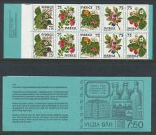 Sweden 1977 Facit #: H301 Type A:1. Wild Berries, MHN (**) - 1951-80