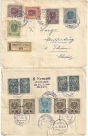 Ausland R-Brief  Feldkirchen Donau - Steffisburg            1921 - Storia Postale
